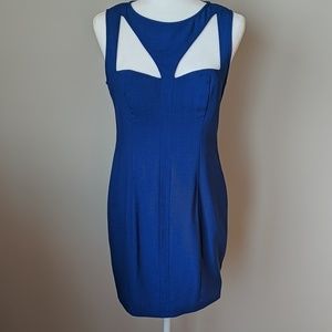Ark & Co Blue Cutout Mini Dress